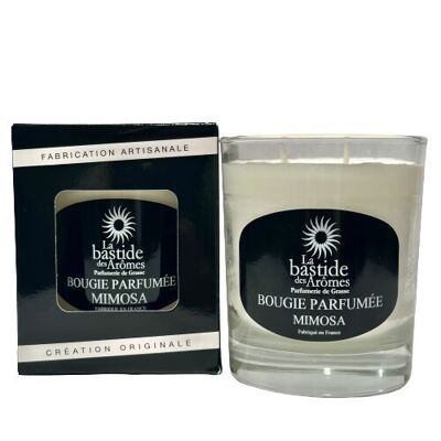 Mimosa scented candle +/- 60 hours