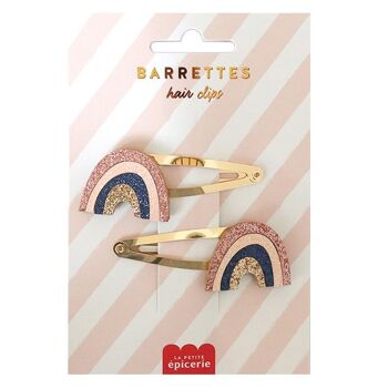 Barrettes cheveux - Arc-en-ciel (250042) 1