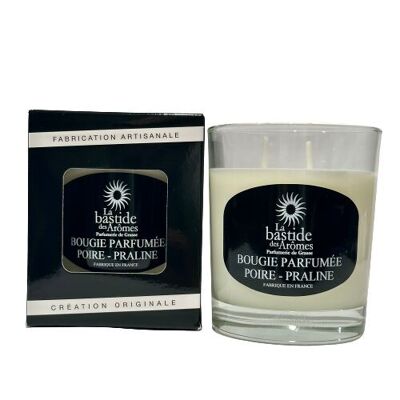 Pear Praline scented candle +/- 60 hours