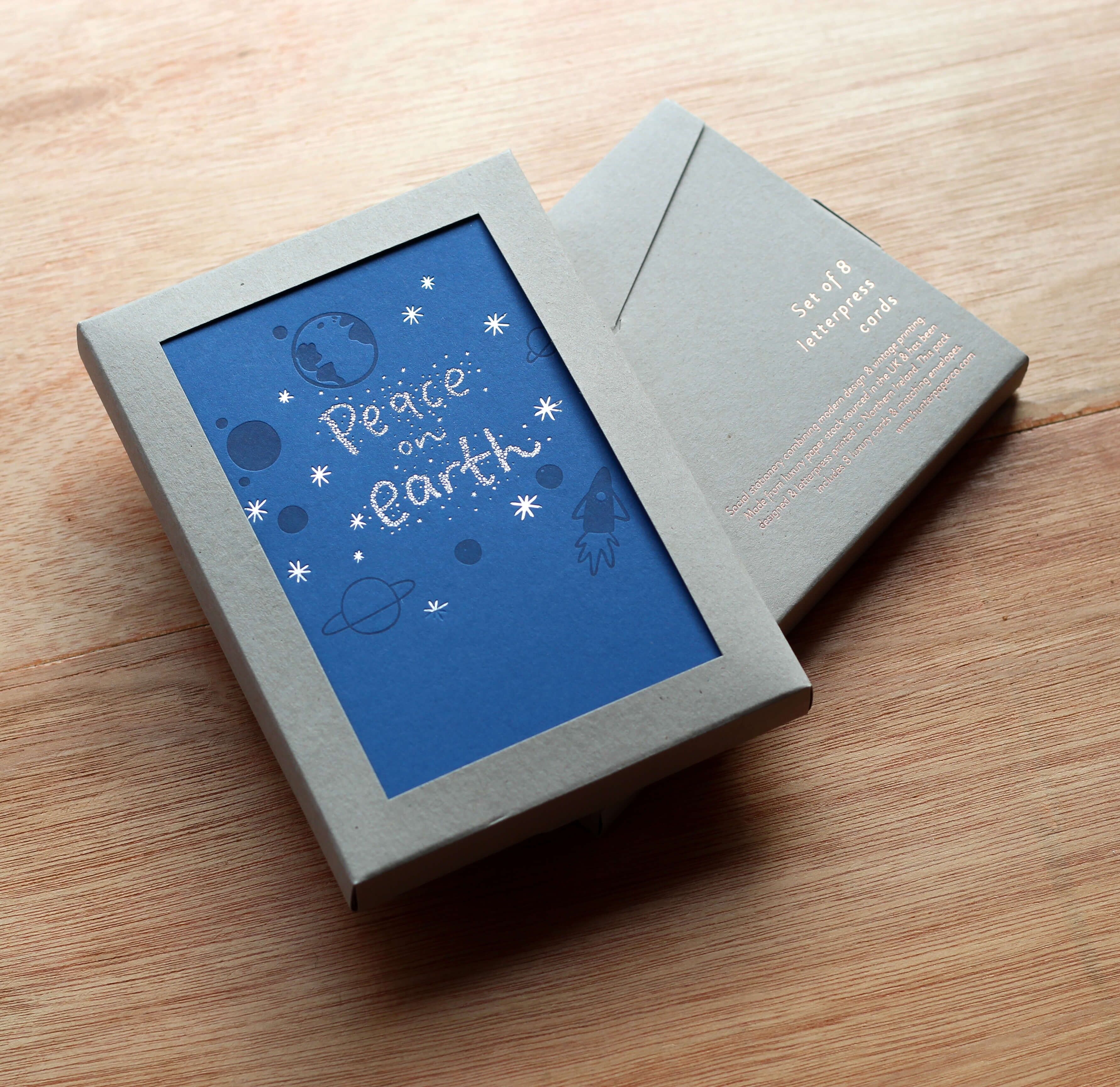 Cartoline di Natale Pace sulla Terra Confezione da 8 carte