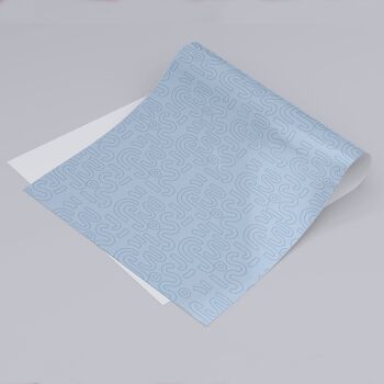Papier Cadeau Motif Bleu 2