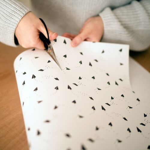 Paper Plane Gift Wrap