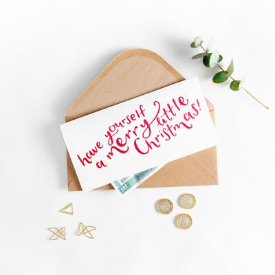 Ayez-vous une carte de portefeuille Merry Little Christmas Money