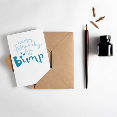 Feliz día del padre de The Bump Letterpress Card
