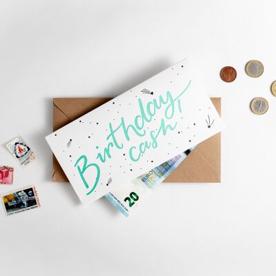 Geburtstags-Bargeld-Wallet-Karte