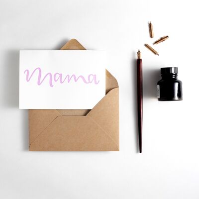 Carta tipografica mamma
