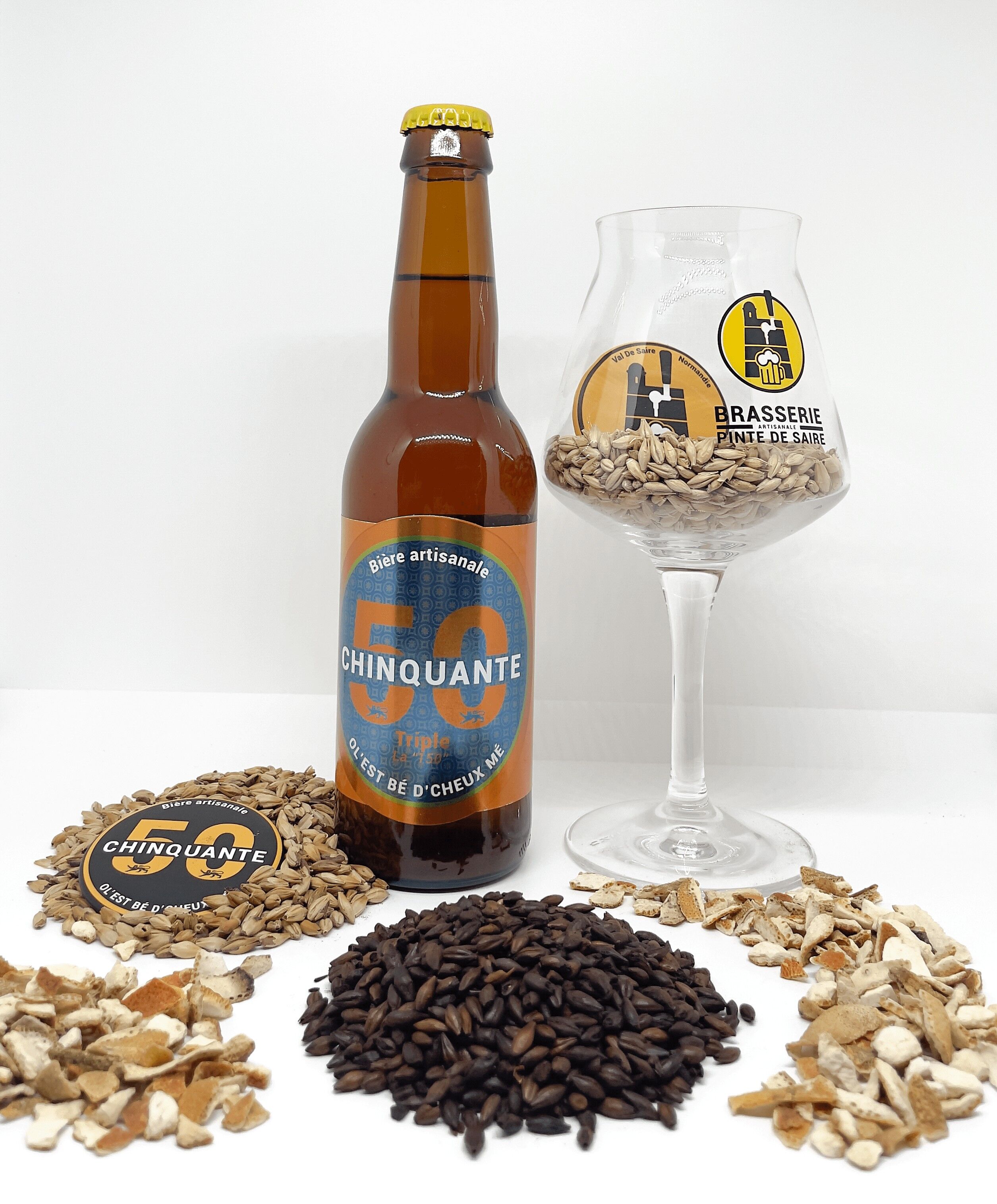 Cerveza Artesanal Chinquante Triple 8° - 33cl