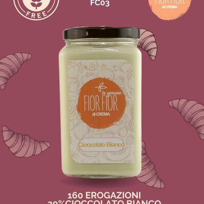 Crema untable con chocolate blanco 2kg