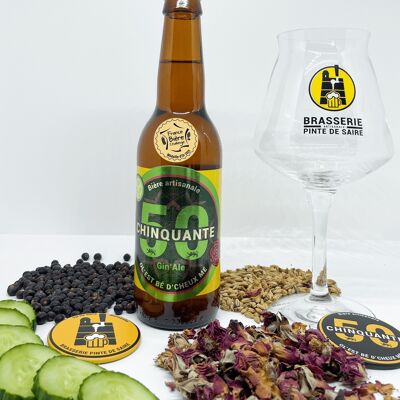 Craft Beer Chinquante Gin Ale 5° - 33cl