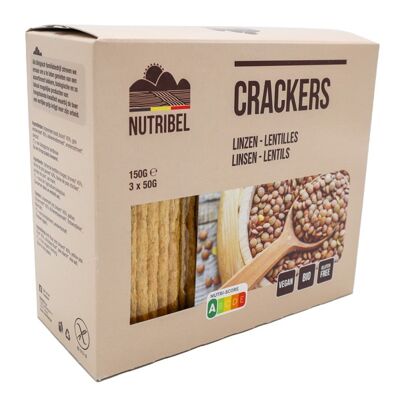 Nutribel Crackers linzen bio 150g