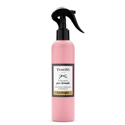 250ml Profumatore Spray per Tessuti - Orchidea e Magnolia - CONCHIGLIE