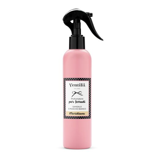 250ml Profumatore Spray per Tessuti - Sandalo e Muschio Bianco - MERIDIANA