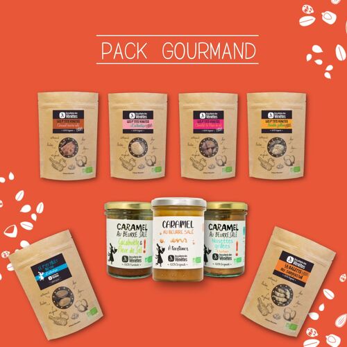 Pack Gourmand - Biscuits sucrés + Crème de caramel au beurre salé