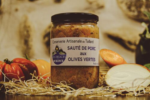 SAUTE DE PORC AUX OLIVES VERTES