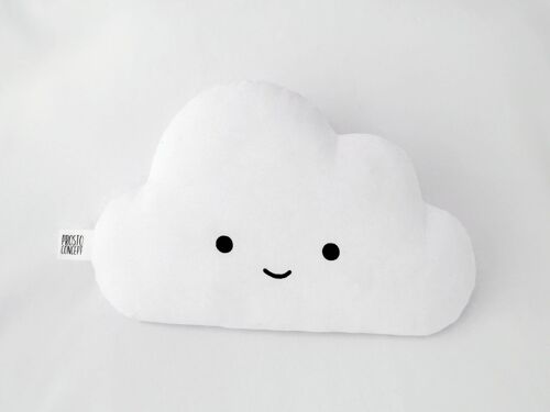 Open Eyes White Cloud Cushion