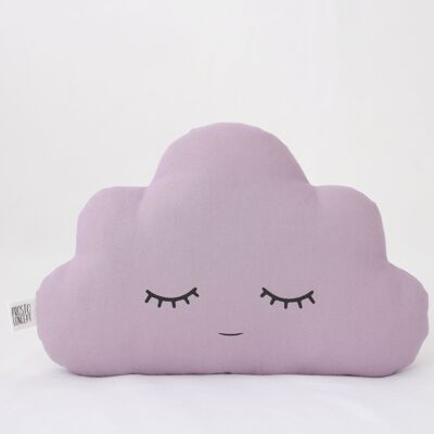 Cuscino a forma di nuvola lilla polverosa assonnato