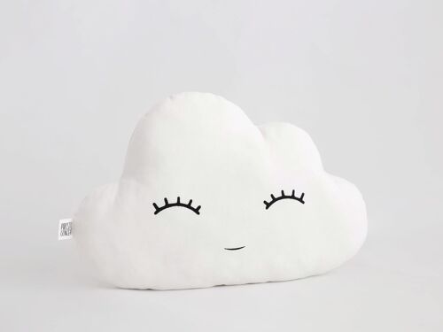 Smiling White Large Cloud Cushion