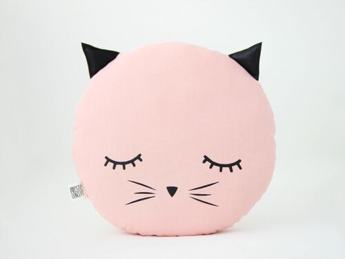 Pink Cat Cushion