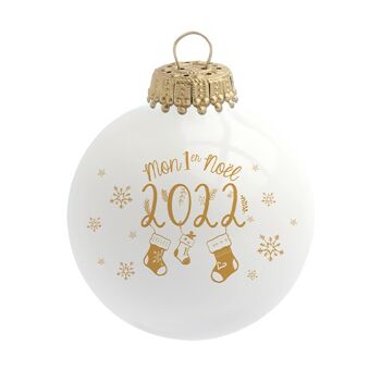 Boule de Noël 2022 Mon 1er Noël 1