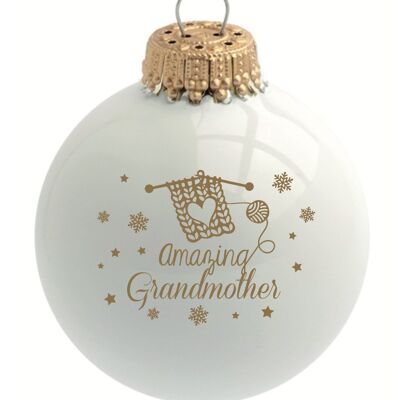 Amazing Grandmother Christmas Bauble