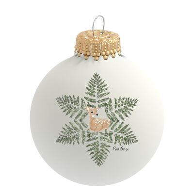 Christmas bauble Petit Berge "Fawn"