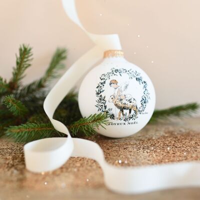 Petit Berge "Sheep" Christmas bauble - glass