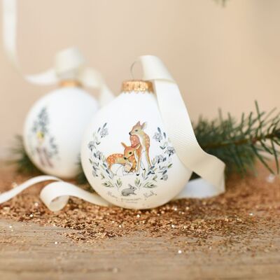 Petit Berge Christmas bauble "My 1st Christmas" - glass