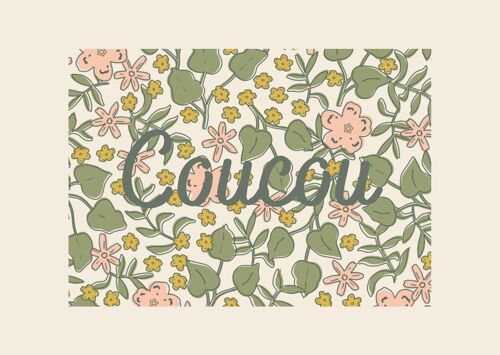 Carte Lily Coucou - fabriquée en France