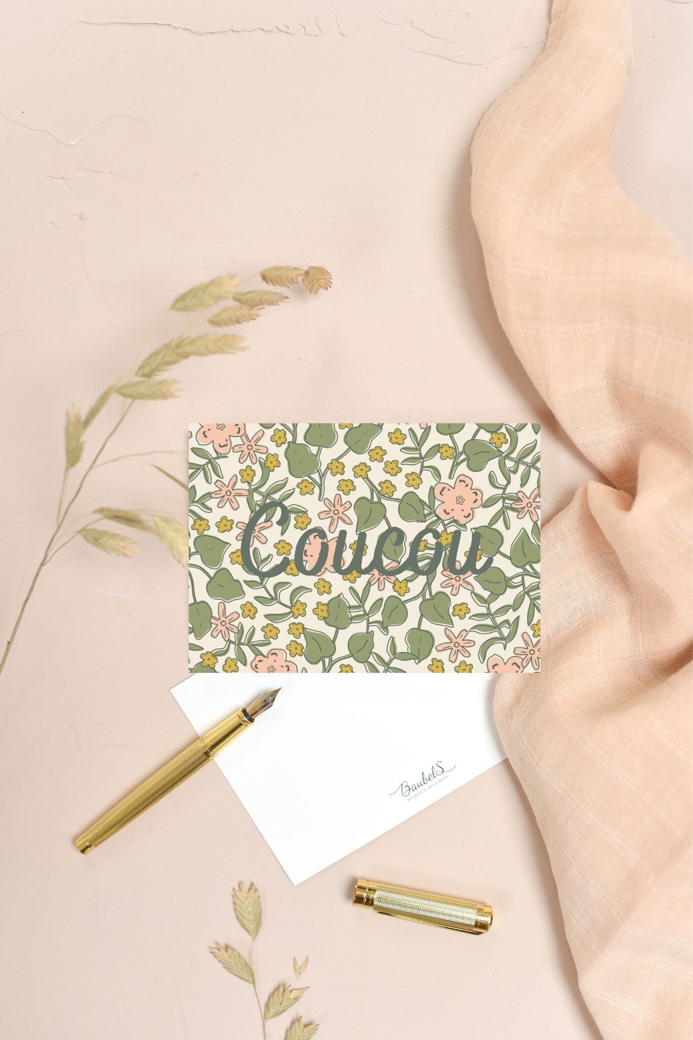 Lily Coucou-Karte – hergestellt in Frankreich