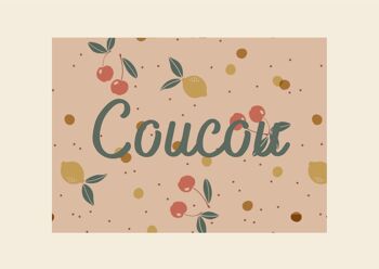 Carte Juicy Coucou - fabriquée en France 1