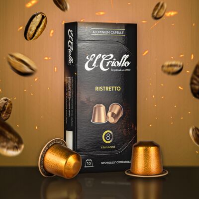 Capsules en aluminium compatibles - RISTRETTO