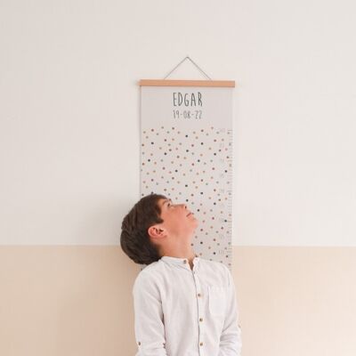 Customizable Confetti Growth Chart