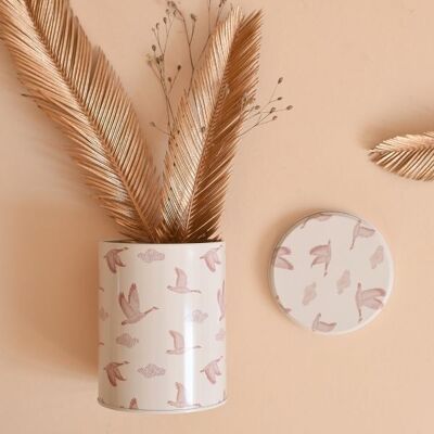 Boîte de rangement Birdy - en fer alimentaire