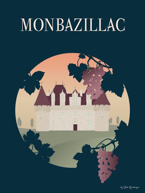 Affiche MONBAZILLAC Le Château