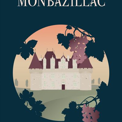 MONBAZILLAC Le Château poster