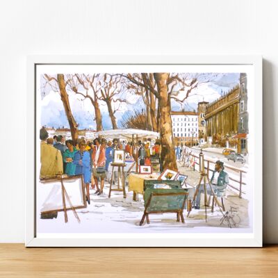 Poster Poster Lyon – Kreativmarkt Ref. 33