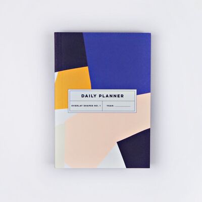 Livre de planificateur quotidien de formes de superposition