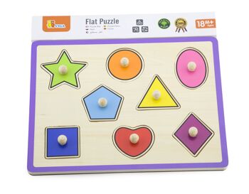 Viga - Puzzle Plat - Formes 3