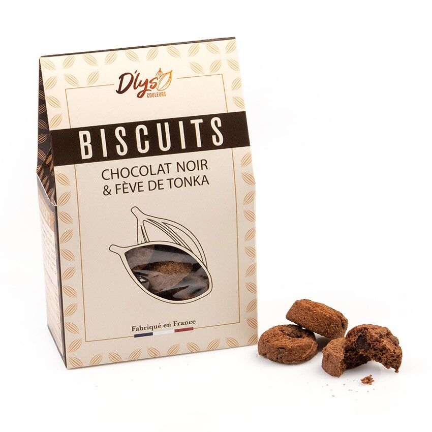 Galletas de chocolate amargo y haba tonka