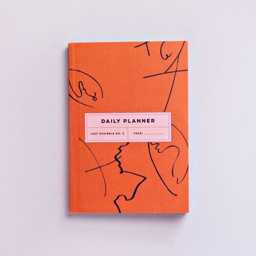 Leaf Scribble Daily Planner Book - by The Completist