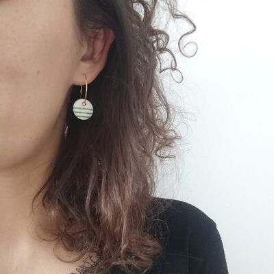 Marinière hoop earrings