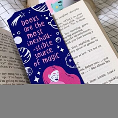 Bookmark "books are the most inexhaustible source of magic" 5.5 x 17 cm