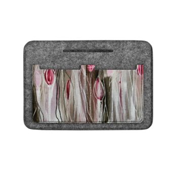 Organisateur Tulipes En Feutre Gris Pour Sac Bertoni 1