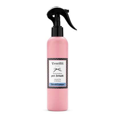 250ml Profumatore Spray per Tessuti - Violetta e Iris Blu - FIORI DI CAMPO