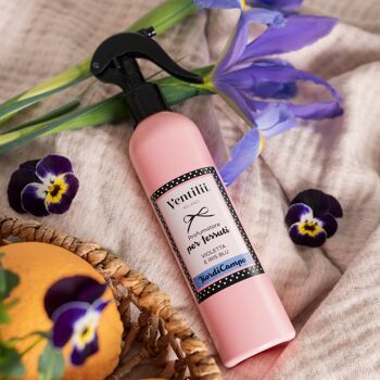 Vaporisateur Parfumeur pour Tissus 250ml - Violette et Iris Bleu - FLEURS DES CHAMPS 4