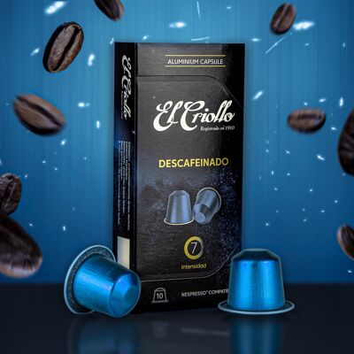 Capsules en aluminium compatibles - DÉCAFÉINÉES