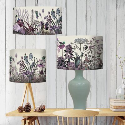 Lampshade pack of 3 mixed sizes - Wildflower Blush