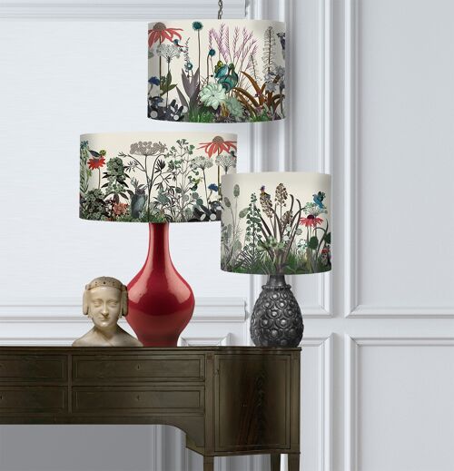 Lampshade pack of 3 mixed sizes - Wildflower Bloom