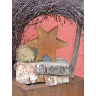 Patina Christmas Decoration Star | to fill | 21x24cm