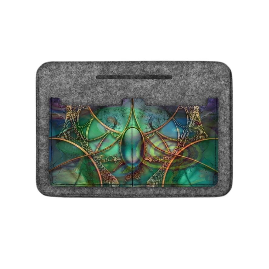 Organizer Smeraldo In Feltro Grigio Per Borsa Bertoni